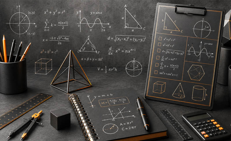 Illustration d’un quiz mathématique
