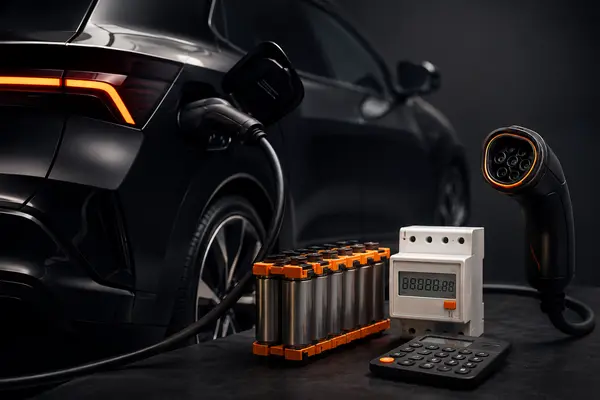 Illustration de Coût de recharge électrique